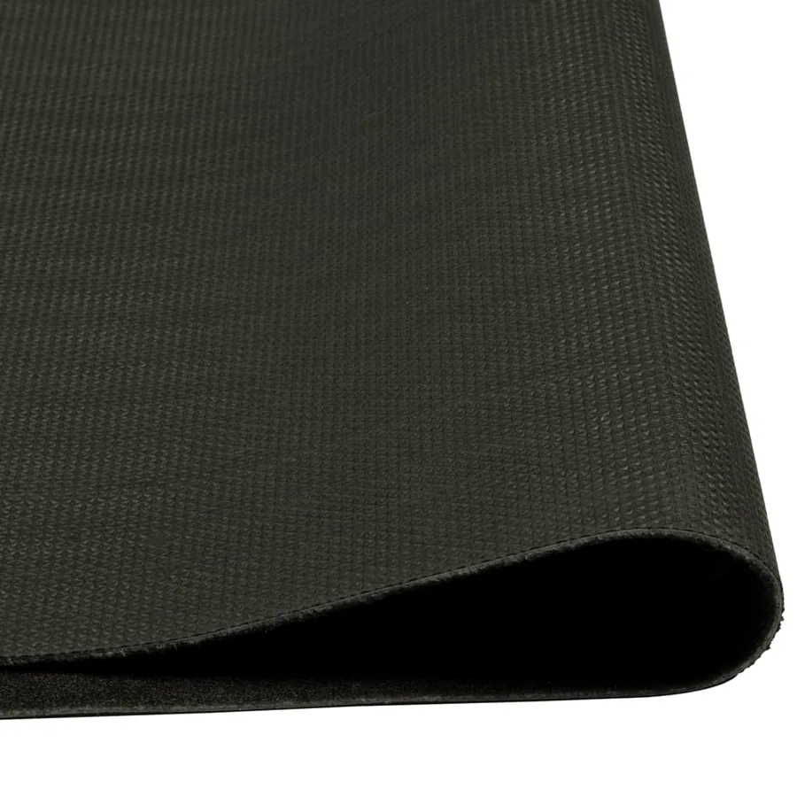 Tapis de cuisine lavable imprimé tasse noir 60x300 cm velours - 4
