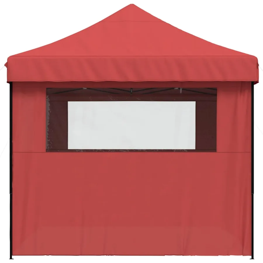 Tente de réception pliable escamotable avec 4 parois latérales - 4