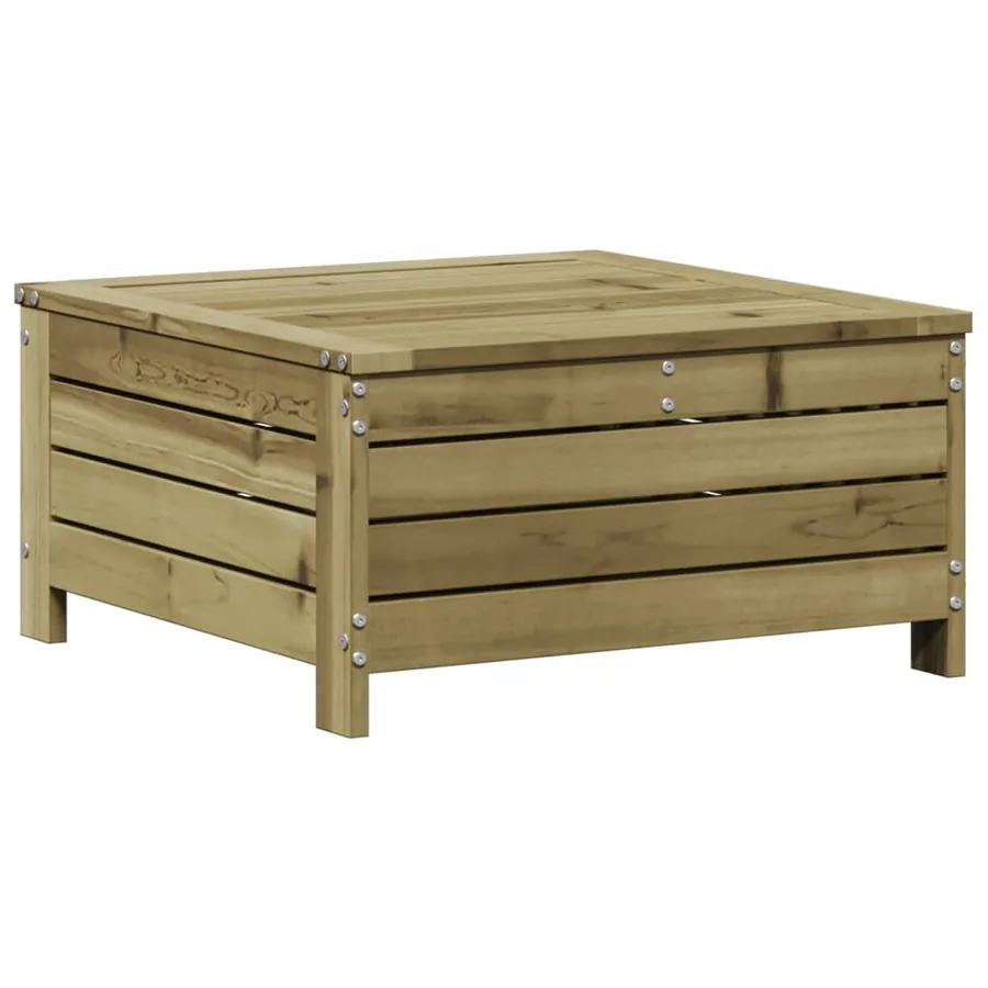 Salon de jardin 4 pcs avec coussins bois de pin imprégné - 6