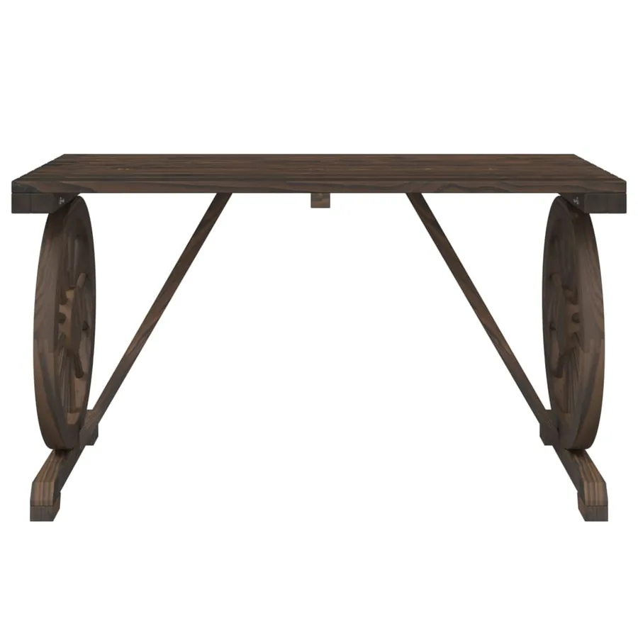 Table de jardin 115x55x65 cm bois de sapin massif - 4