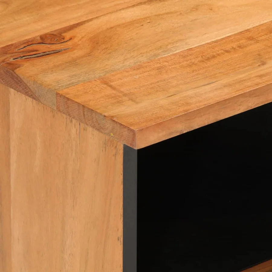 Meuble TV 70x34x46 cm bois d'acacia massif - 7