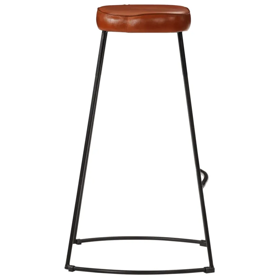 Ensemble de bar 5 pcs bois de manguier brut massif et métal - 5