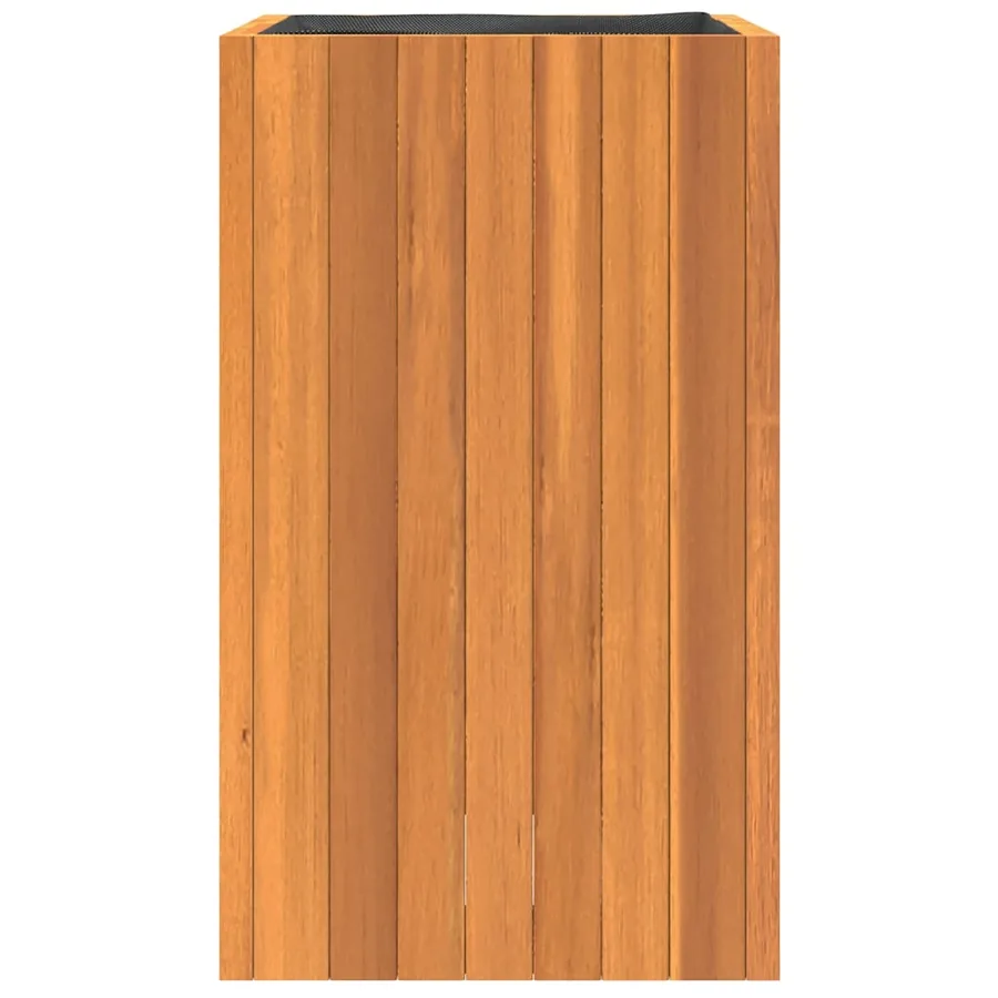 Jardinière 35x35x60 cm bois massif d'acacia - 5