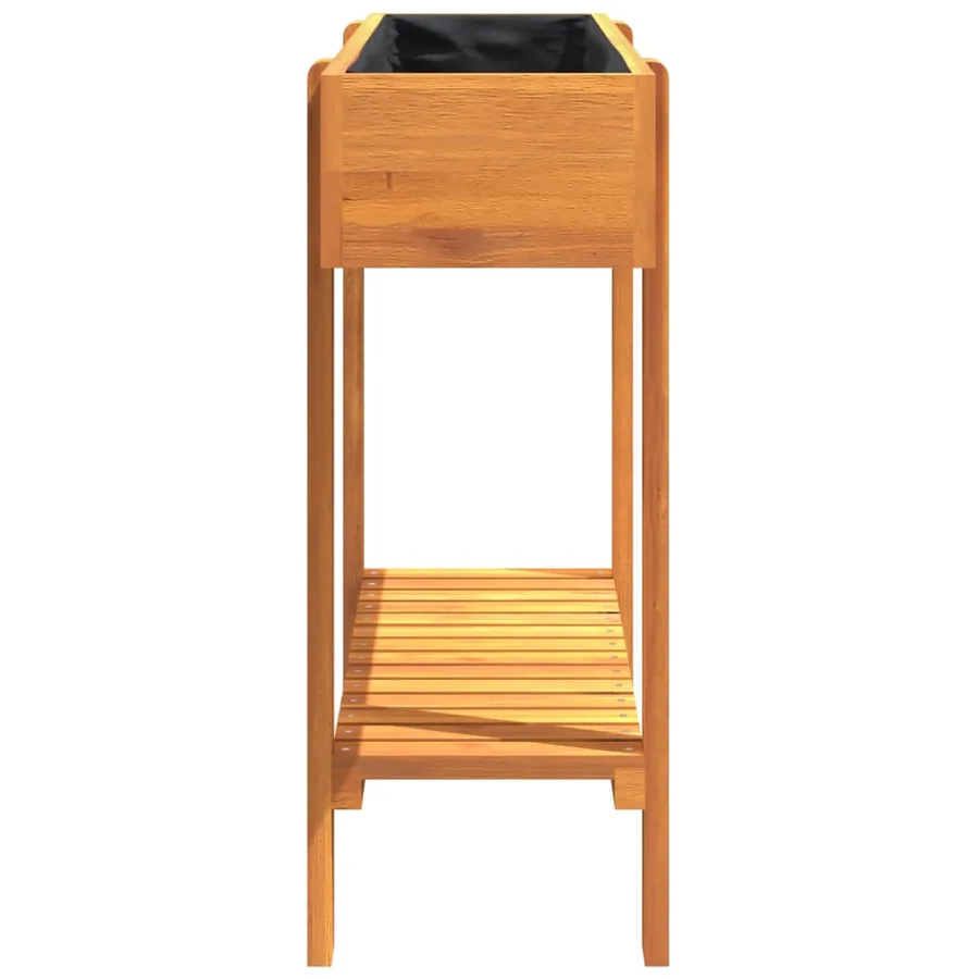 Lit surélevé de jardin 90x30x75 cm bois massif acacia - 6