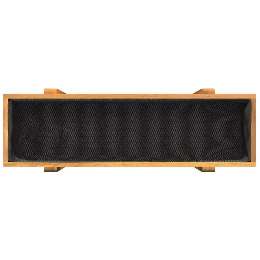 Lit surélevé de jardin 90x30x75 cm bois massif acacia - 8