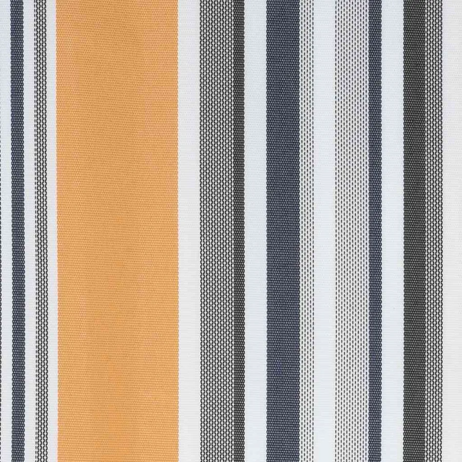 Tissu de remplacement pour auvent orange et bleu 6x3,5 m polyester - 6