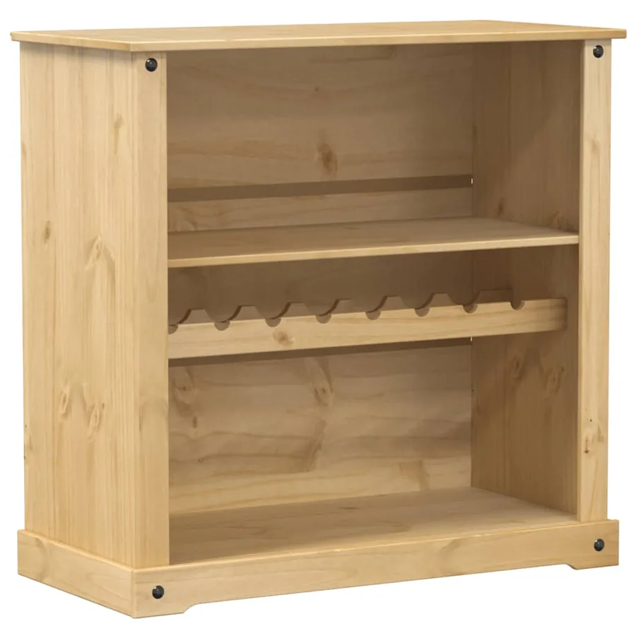 Armoire à vin Corona 107,5x51x105,5 cm bois de pin massif - 2