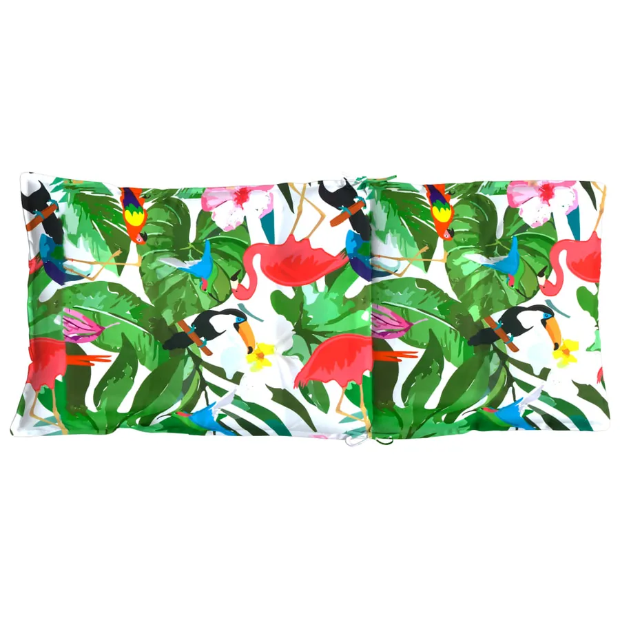 Coussins de chaise à dossier haut lot de 6 multicolore - 7