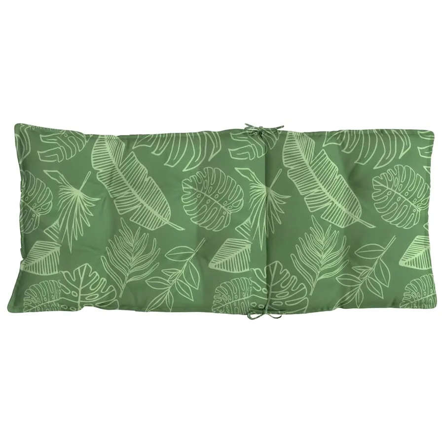 Coussins de chaise à dossier haut lot de 4 modèle de feuille - 7