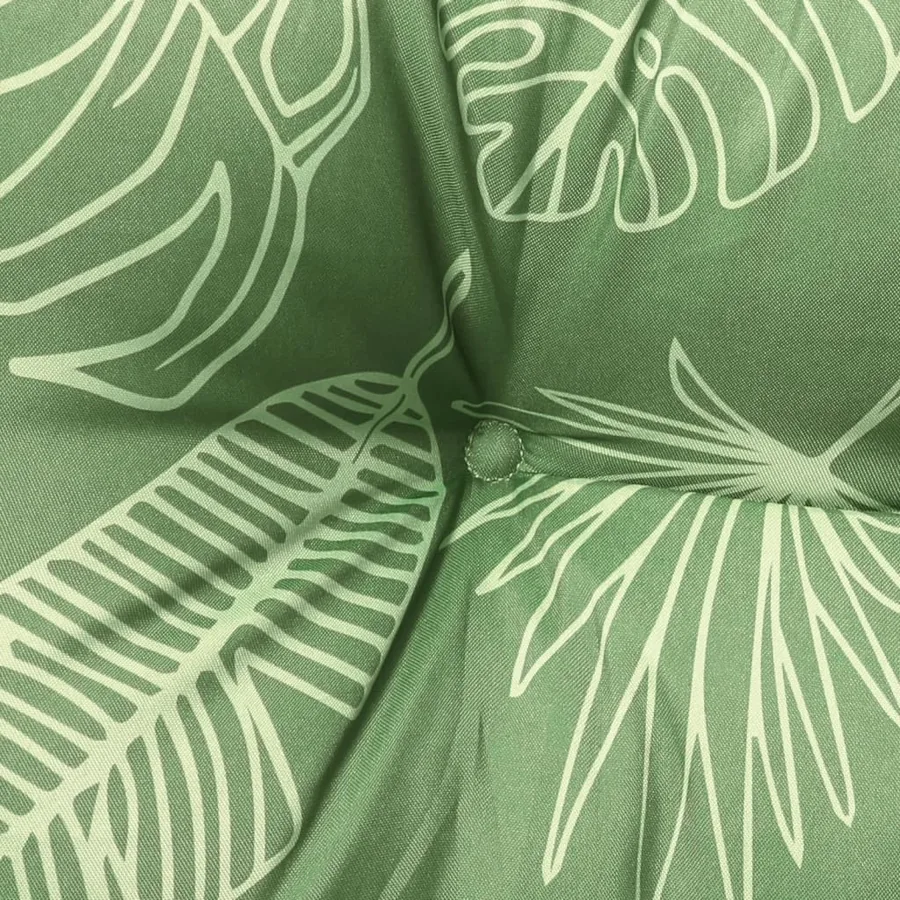 Coussins de chaise à dossier haut lot de 4 modèle de feuille - 8