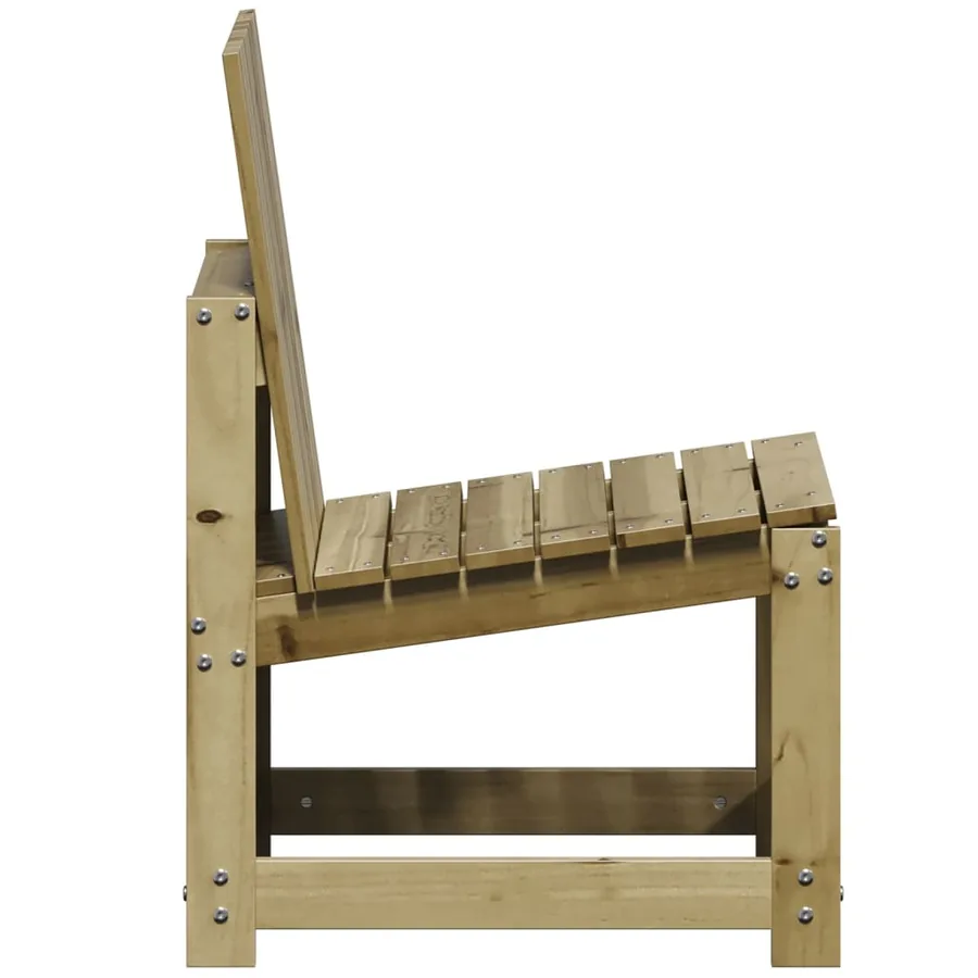 Salon de jardin 3 pcs bois de pin imprégné - 5