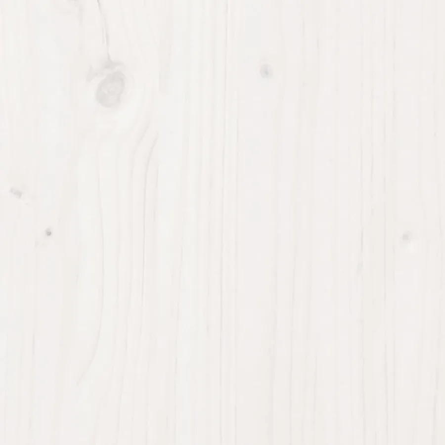 Canapé de jardin extensible blanc bois massif de pin - 10