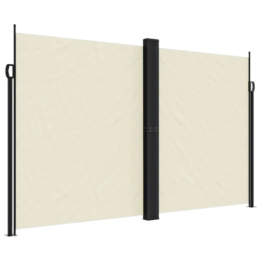 Auvent latéral rétractable crème 200x600 cm - 2