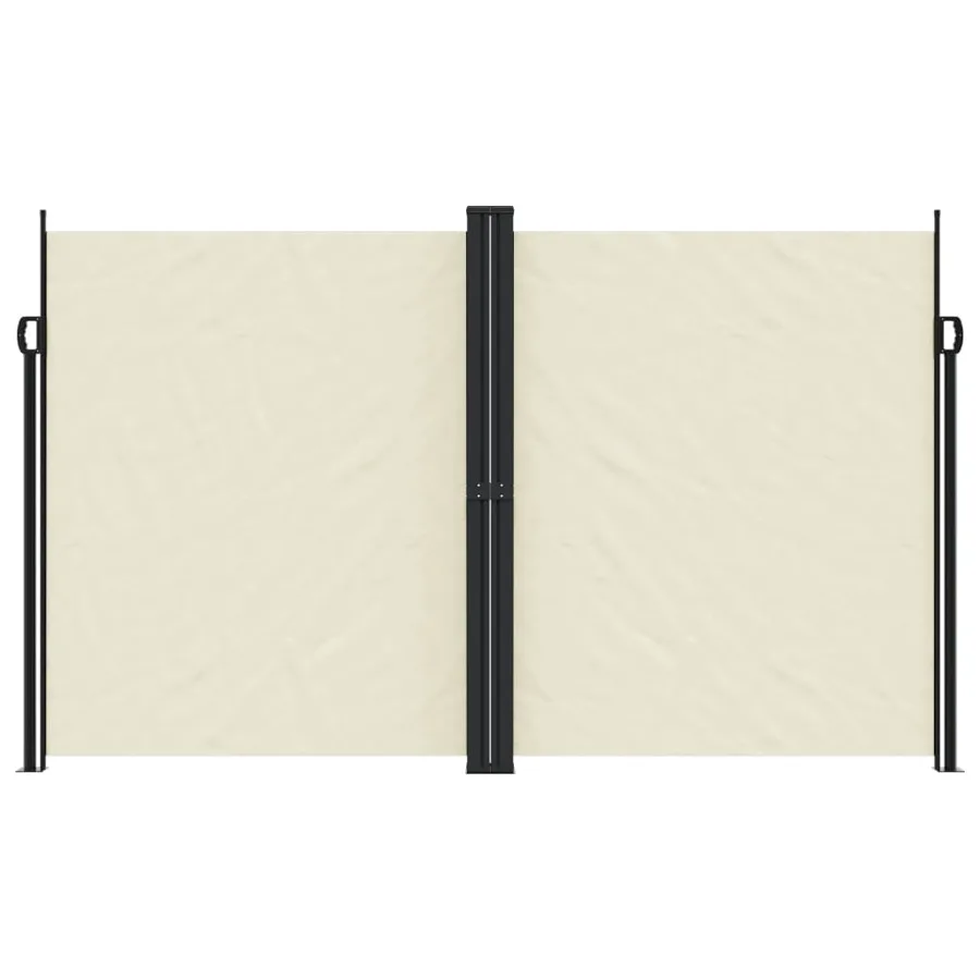 Auvent latéral rétractable crème 200x600 cm - 3