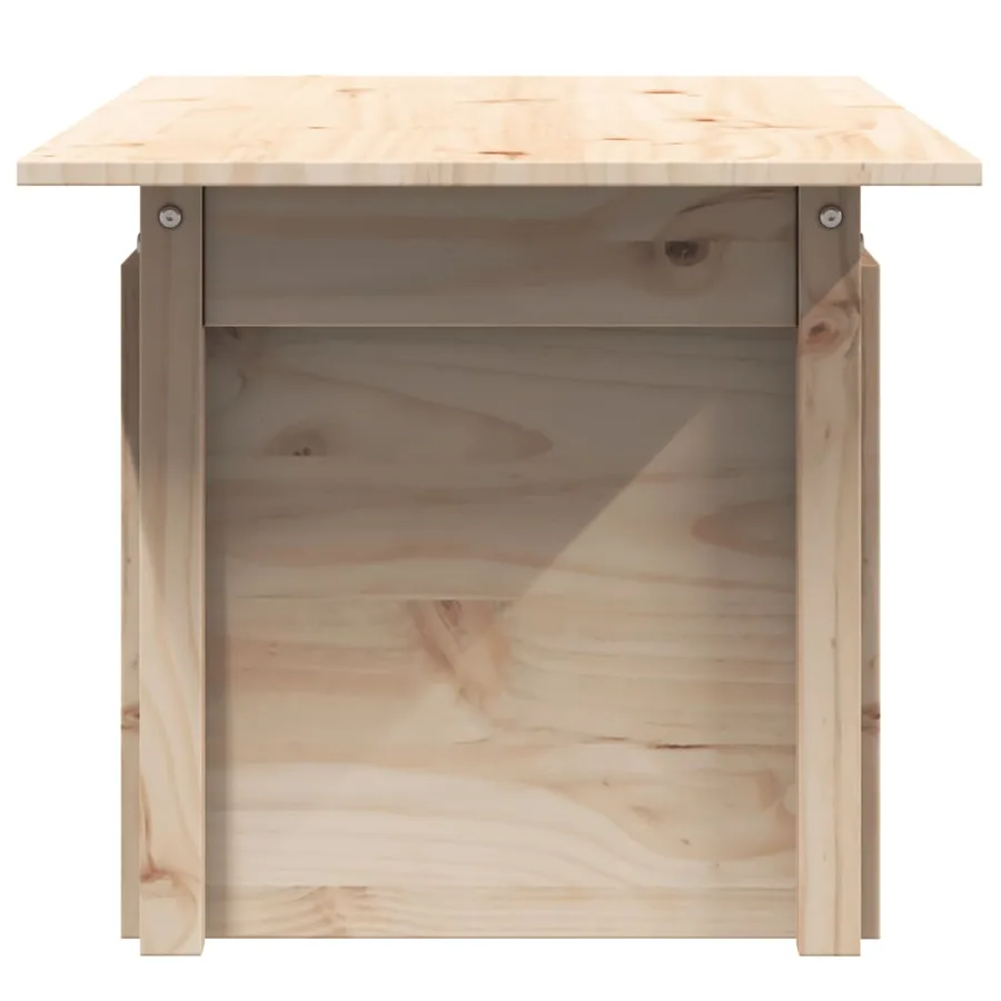 Table de jardin 100x50x75 cm bois massif de pin - 6