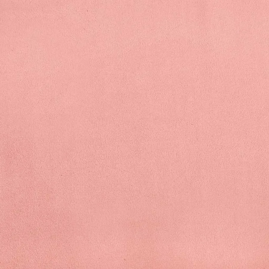 Sommier à lattes de lit avec matelas rose 120x190 cm velours - 9
