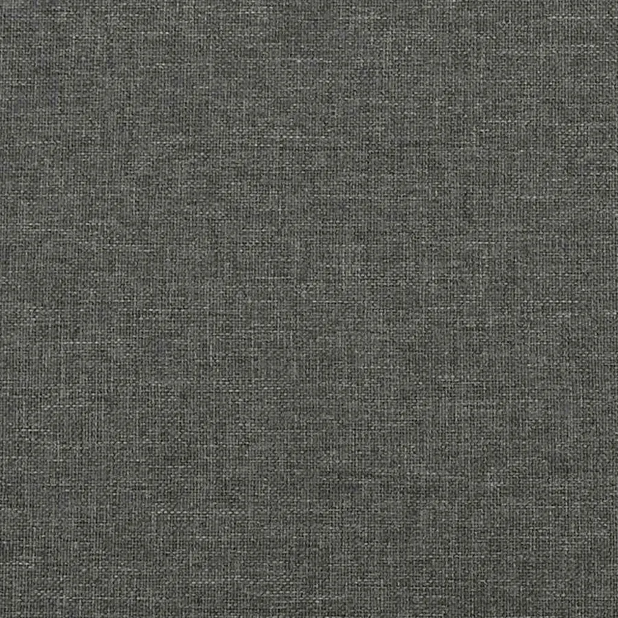 Sommier à lattes de lit matelas LED gris foncé 120x190 cm tissu - 9