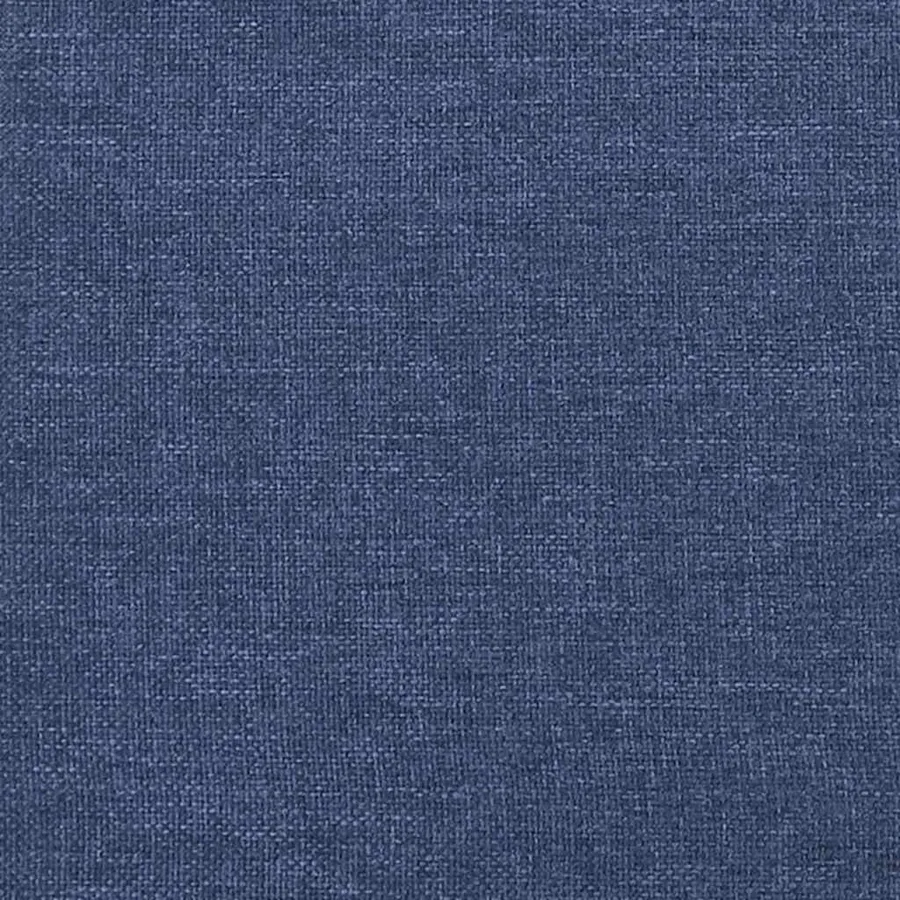 Cadre de lit sans matelas bleu 120x190 cm tissu - 8