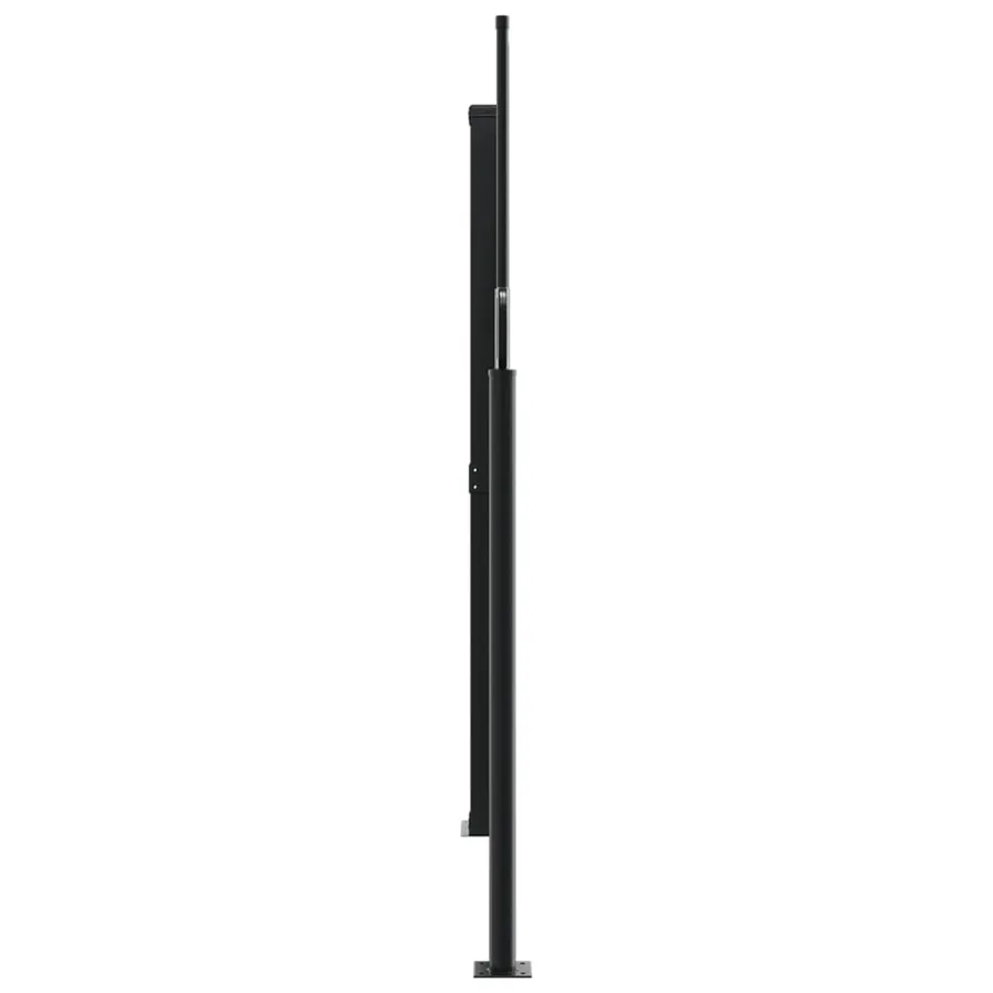 Auvent latéral rétractable marron 160x600 cm - 4