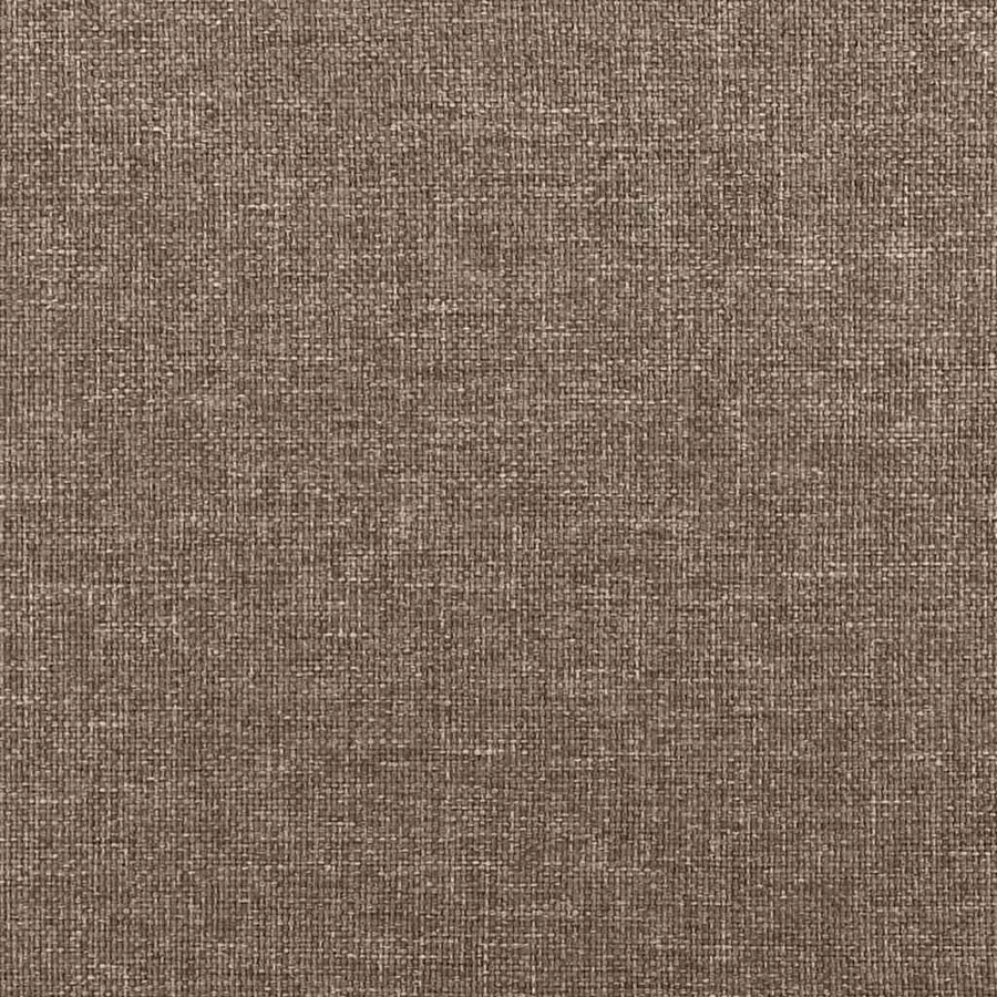 Sommier à lattes de lit matelas et LED taupe 120x190 cm tissu - 10