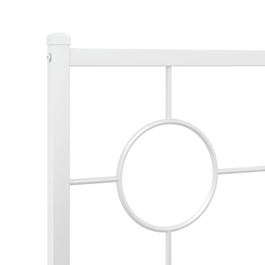 Tête de lit de remplacement métal blanc 80 cm - 6