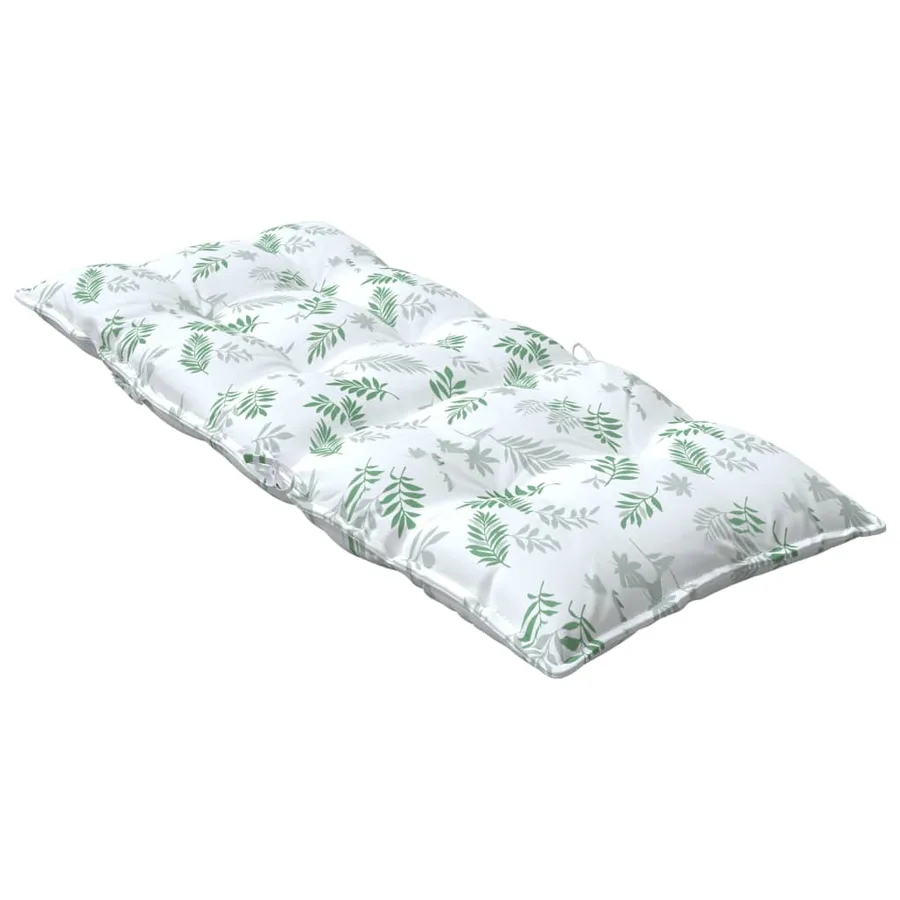 Coussins de chaise à dossier haut lot de 4 modèle de feuille - 6