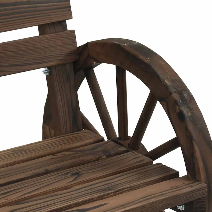 Chaises de jardin lot de 2 58x58x78,5 cm bois de sapin massif - 8