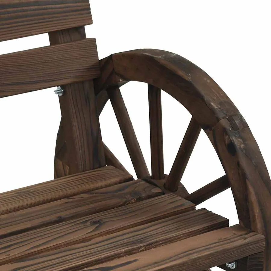 Chaises de jardin lot de 4 Bois de sapin massif - 8