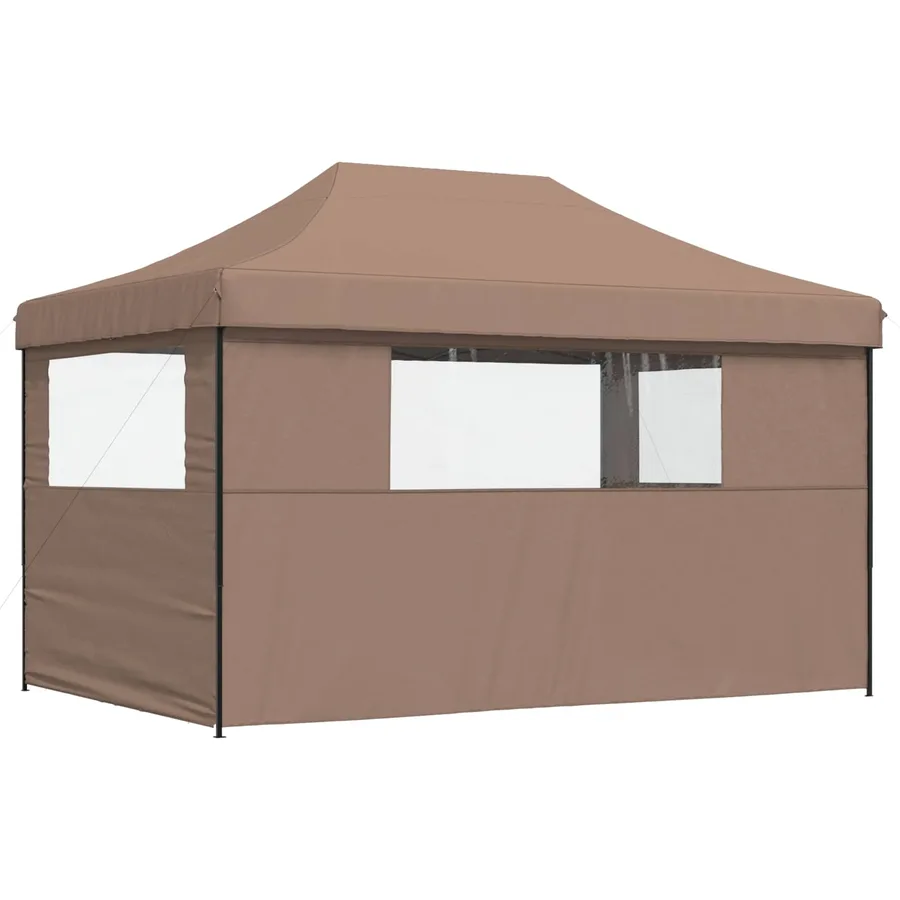 Tente de réception pliable escamotable avec 3 parois latérales - 5