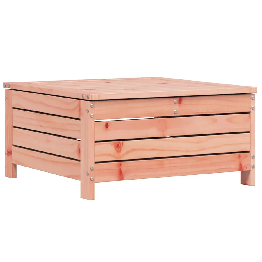 Repose-pied de jardin 62x63,5x32 cm bois massif de douglas - 2