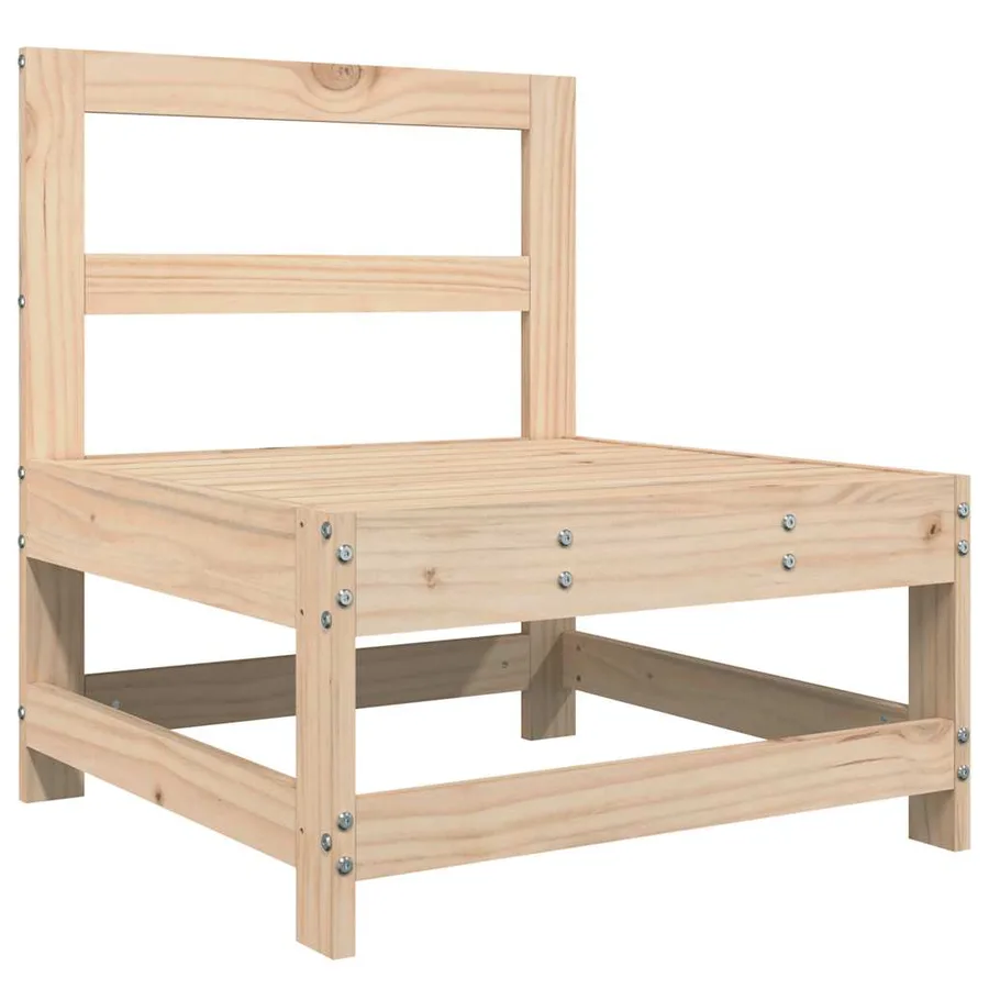 Salon de jardin 5 pcs bois de pin massif - 4