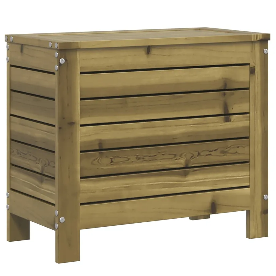 Repose-pied de jardin 62x31,5x52 cm bois de pin imprégné - 2
