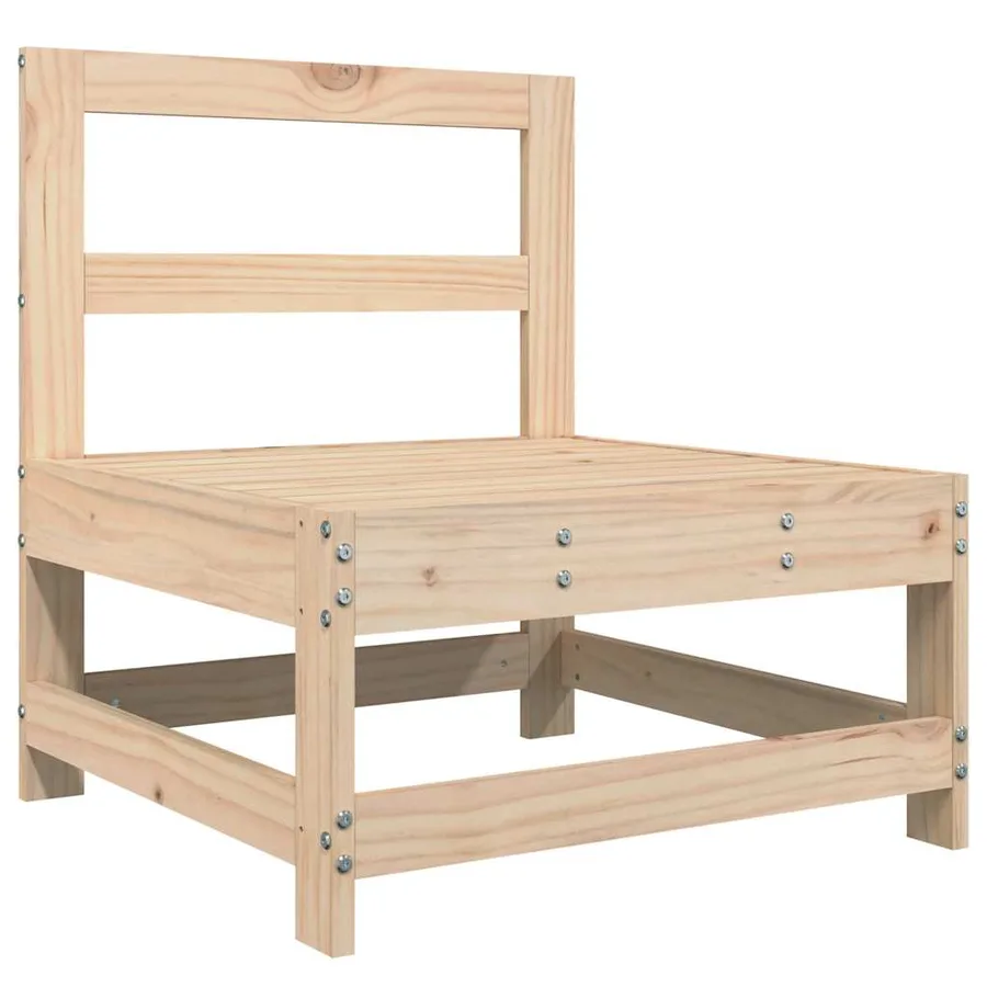 Salon de jardin 5 pcs bois de pin massif - 5