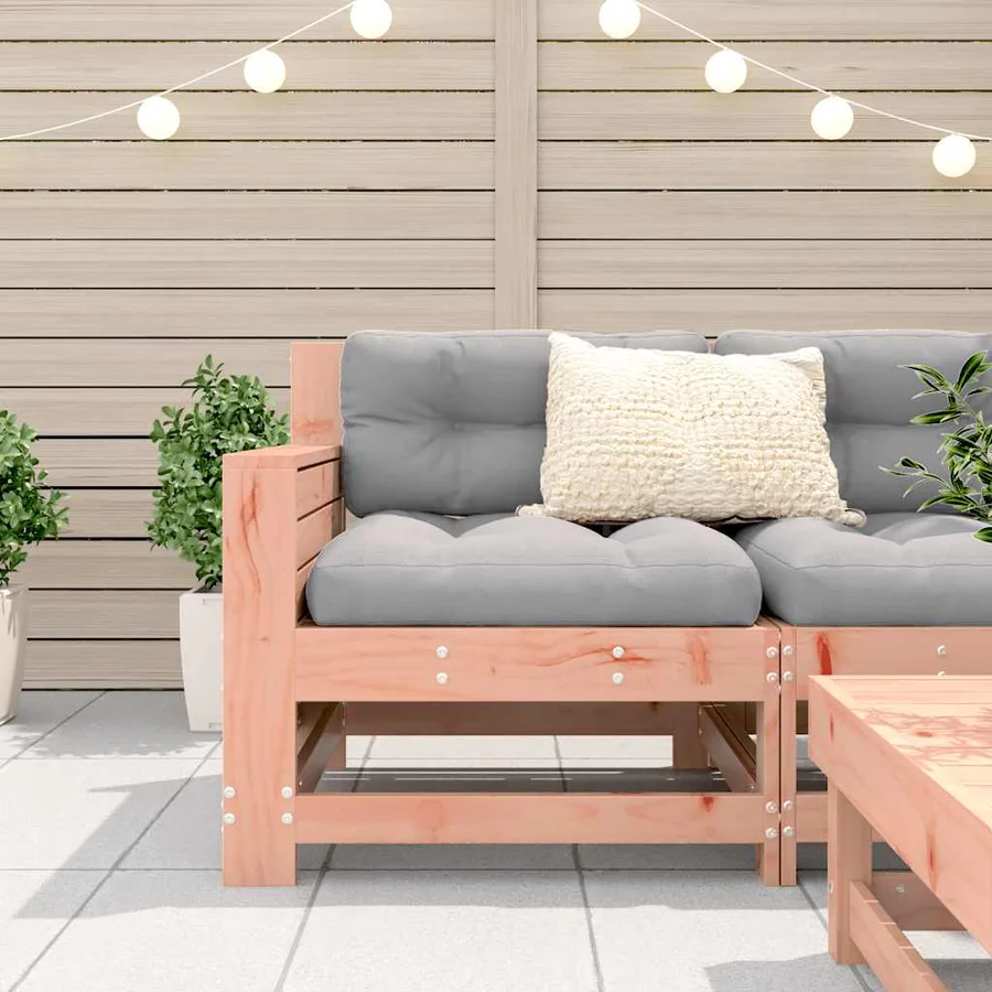 Canapé de jardin accoudoir 69x62x70,5 cm bois massif douglas - 3