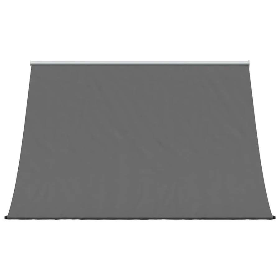 Auvent rétractable anthracite 250x150 m tissu et acier - 3