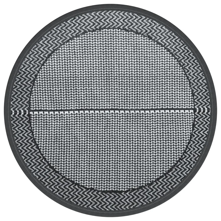 Tapis d'extérieur ARAKIL gris Ø200 cm PP - 2