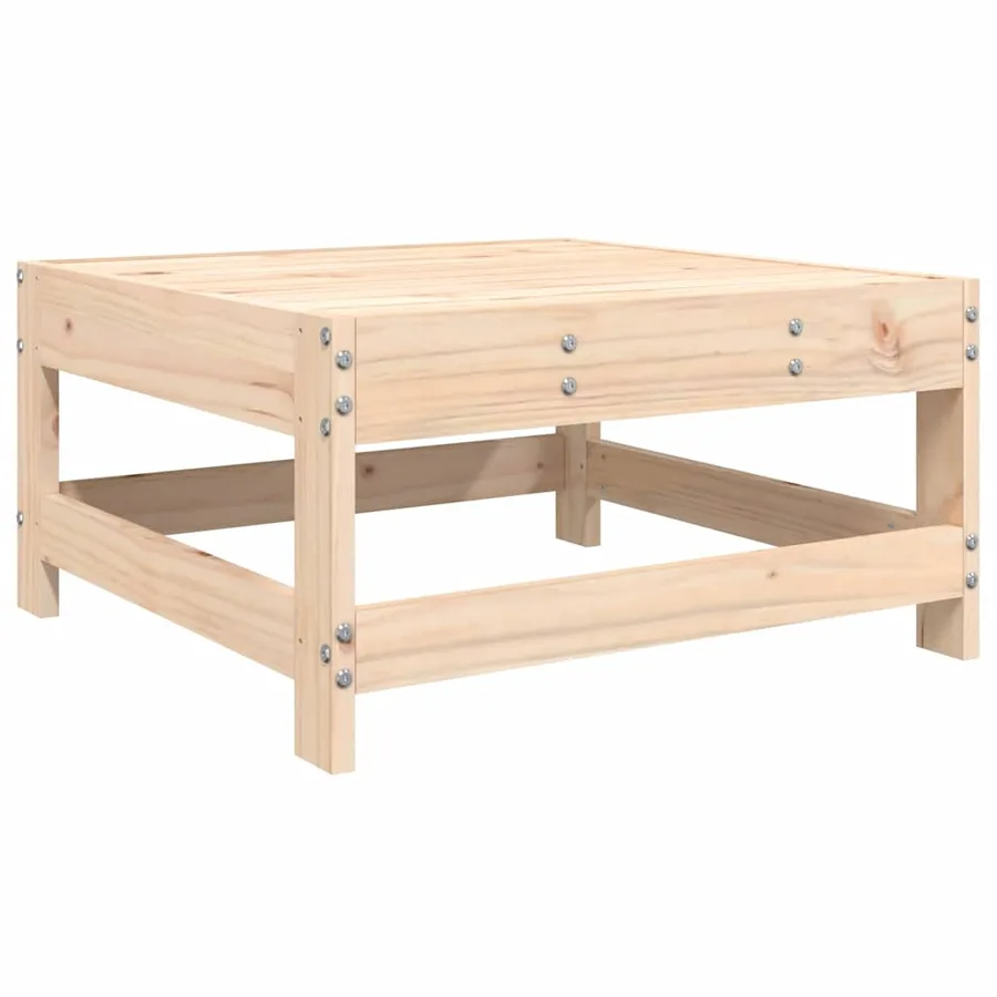 Salon de jardin 9 pcs bois de pin massif - 4