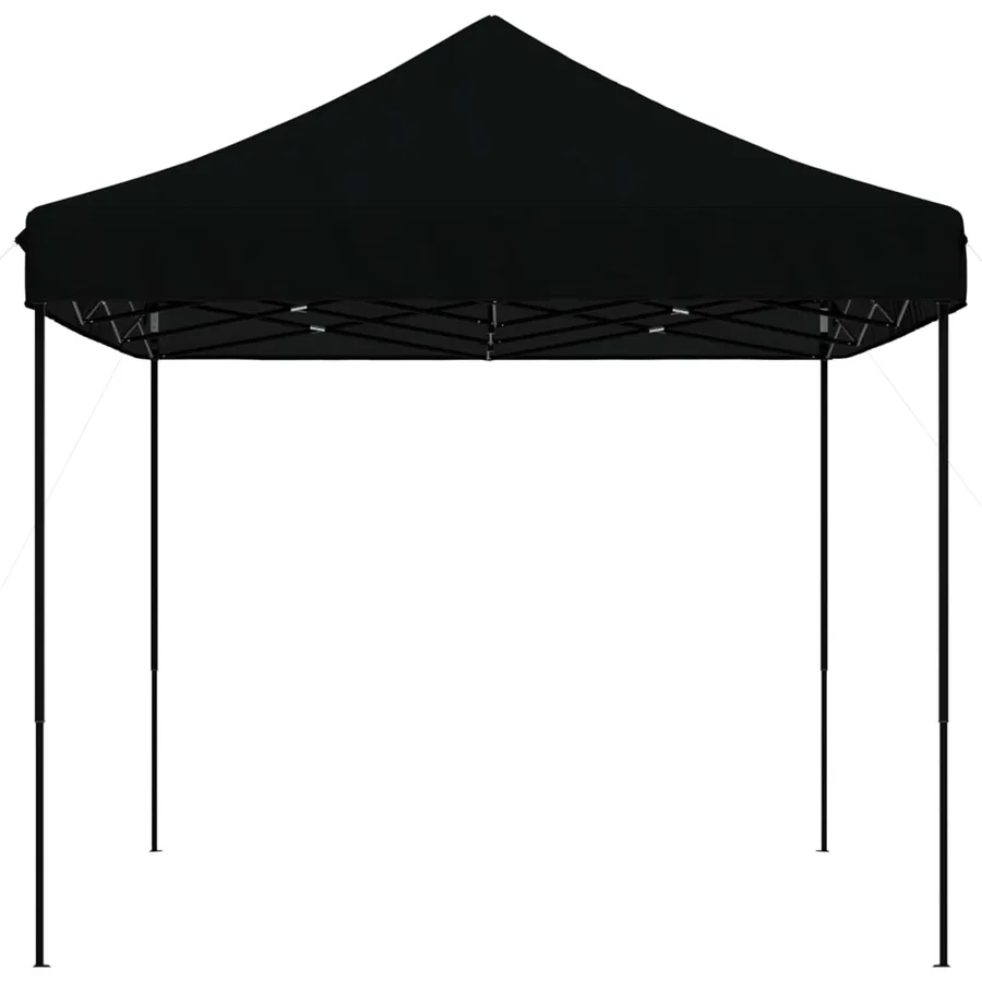 Tente de réception pliable escamotable noir 440x292x315 cm - 4
