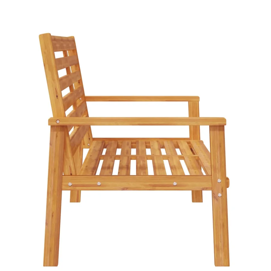 Canapé de jardin 120 cm bois d'acacia massif - 5