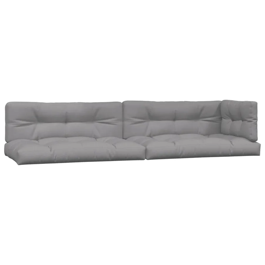 Salon palette de jardin avec coussins 5pcs bois d'acacia massif - 3