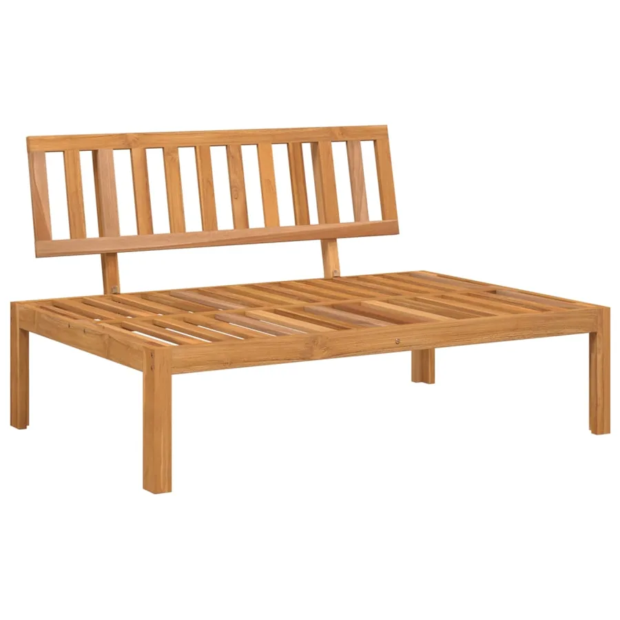 Canapé central palette de jardin bois massif d'acacia - 2