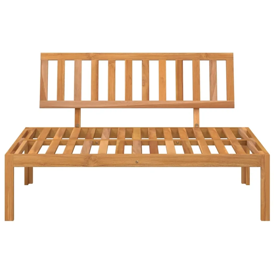 Canapé central palette de jardin bois massif d'acacia - 3