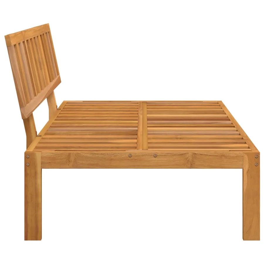 Canapé central palette de jardin bois massif d'acacia - 5