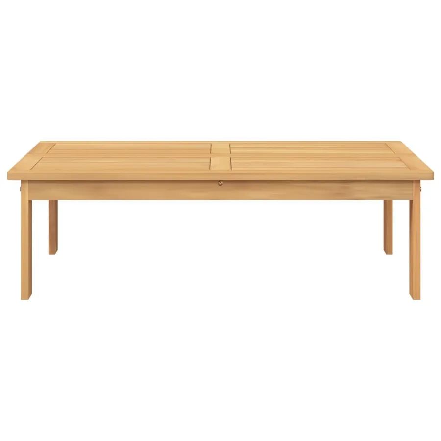 Table de jardin 100x60x30 cm bois d'acacia solide - 3