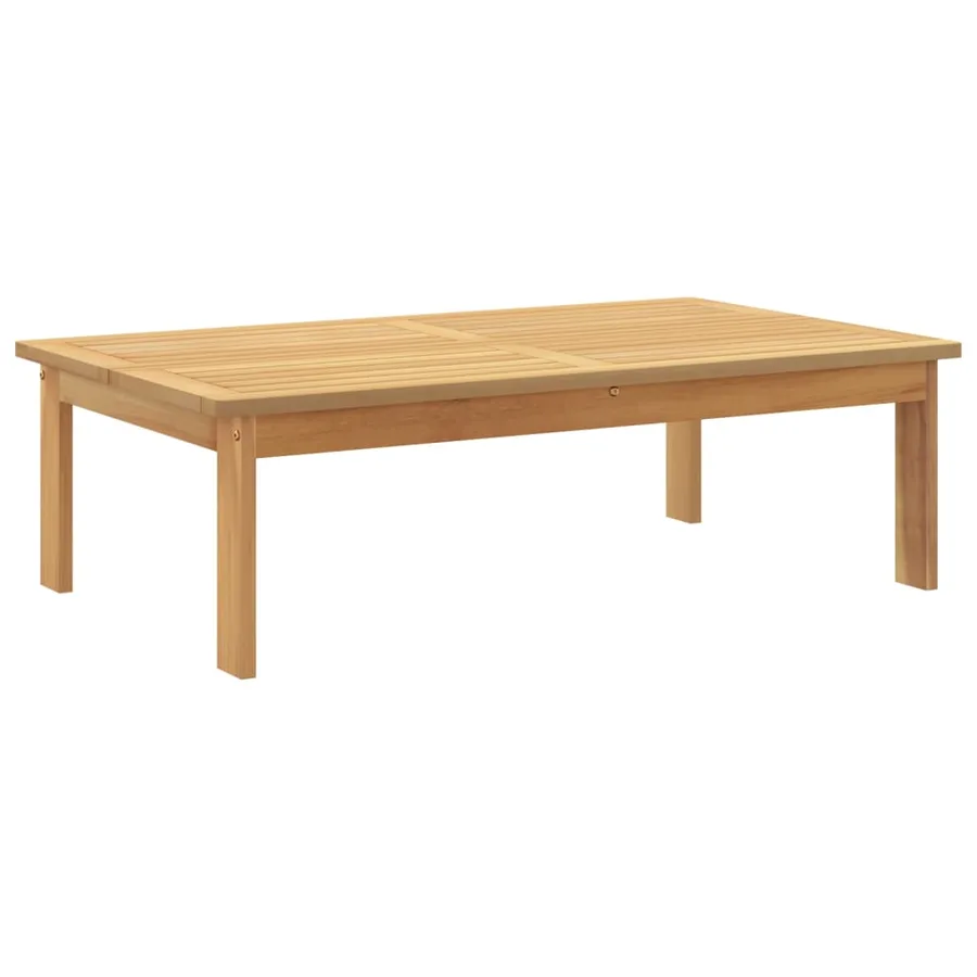 Table de jardin 100x60x30 cm bois d'acacia solide - 4