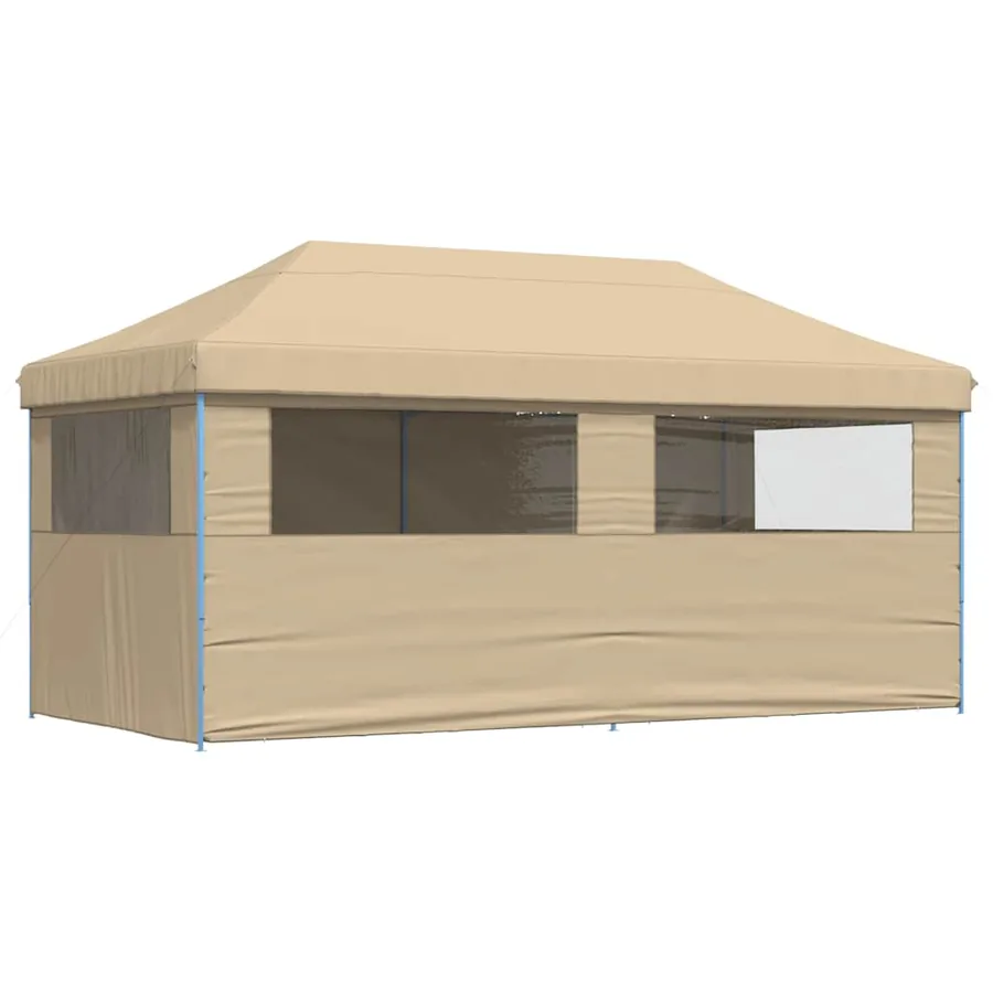Tente de réception pliable escamotable avec 4 parois latérales - 4