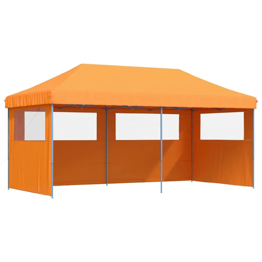 Tente de réception pliable escamotable avec 3 parois latérales - 2