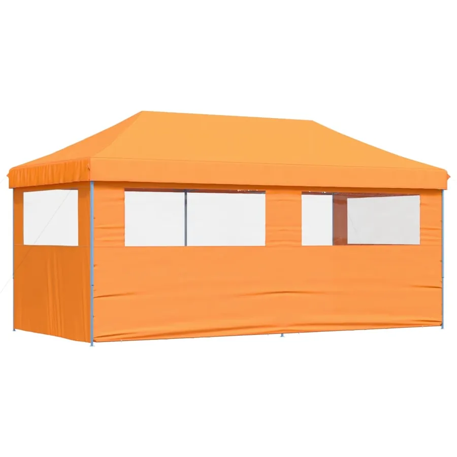 Tente de réception pliable escamotable avec 3 parois latérales - 4