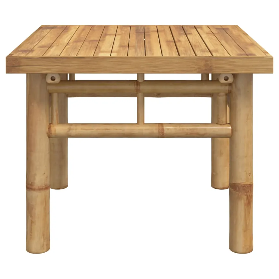 Table basse 45x45x35 cm bambou - 4