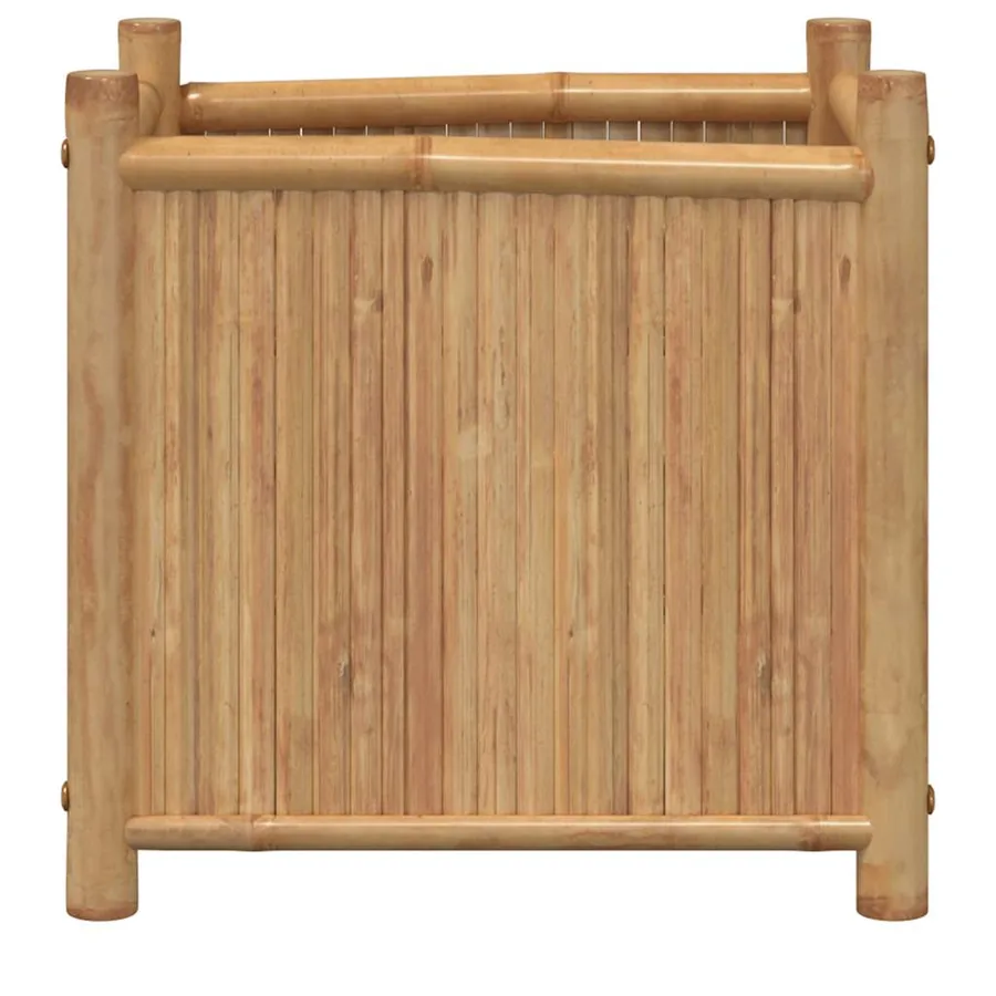 Jardinière 50x50x50 cm bambou - 4
